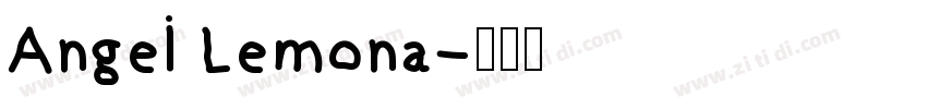 Angel Lemona字体转换